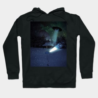 Alien Abduction At The Cabin Hoodie